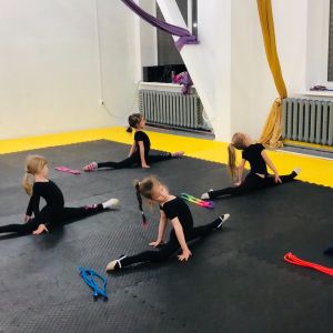 Тренировка - открытый урок по художественной гимнастике, растяжка и гибкость